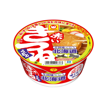 マルちゃん 全国味くらべ 赤いきつねうどん 北海道  96g
