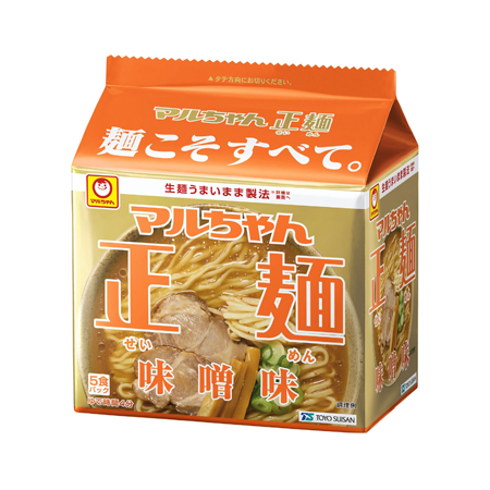 マルちゃん正麺 味噌味  5食