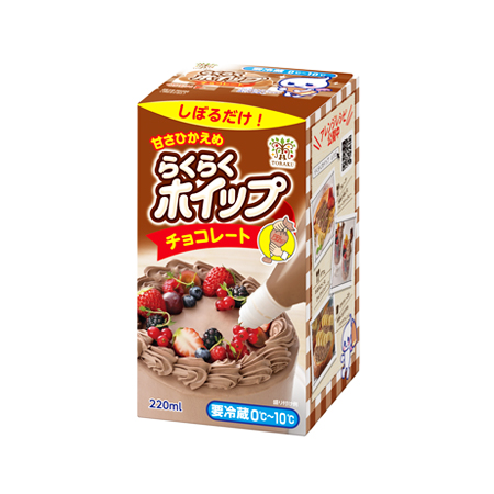 トーラク らくらくホイップチョコレート   220ml