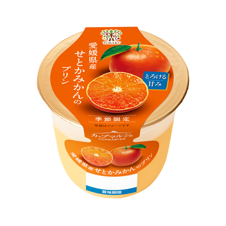 トーラク 愛媛県産せとかみかんのプリン  95g