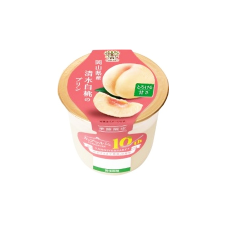 トーラク 岡山県産清水白桃のプリン   95g