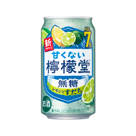 コカ・コーラ 甘くない檸檬堂 無糖レモンとすだち7%  350ml