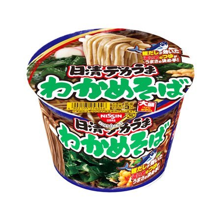 日清 デカうま わかめそば  106g