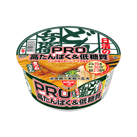 日清 どん兵衛PRO 高たんぱく＆低糖質 きつねうどん