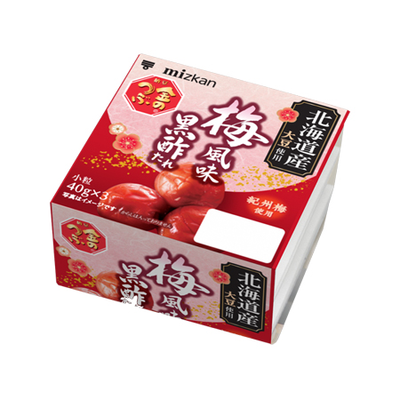 ミツカン 金のつぶ 梅風味黒酢たれ  40g×3