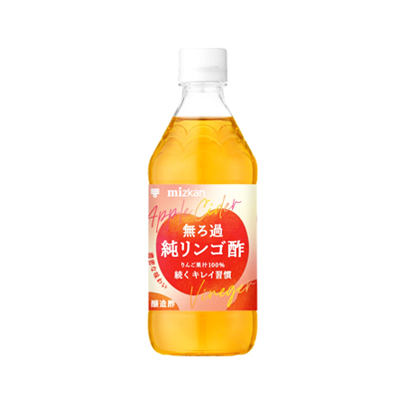 ミツカン 無ろ過 純リンゴ酢  500ml