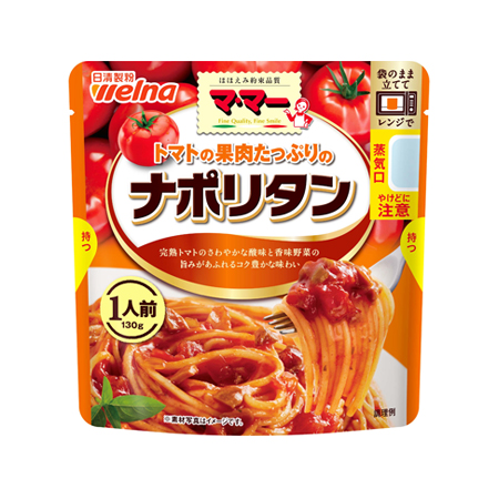 日清製粉ウェルナ マ・マー  トマトの果肉たっぷりのナポリタン　1人前