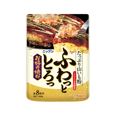 ニップン ふわっととろっお好み焼粉  400g