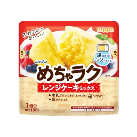 ニップン めちゃラク レンジケーキミックス  100g