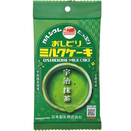 【10/24～25お届け分限り】日本製乳おしどりミルクケーキ　宇治抹茶 7本入
