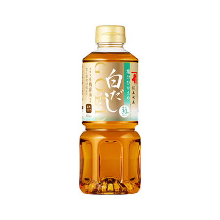 にんべん 塩分ひかえめ白だしゴールド  500ml