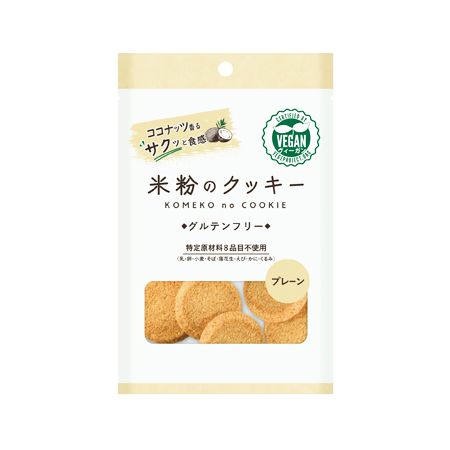 メロディアン 米粉のクッキープレーン  7枚入