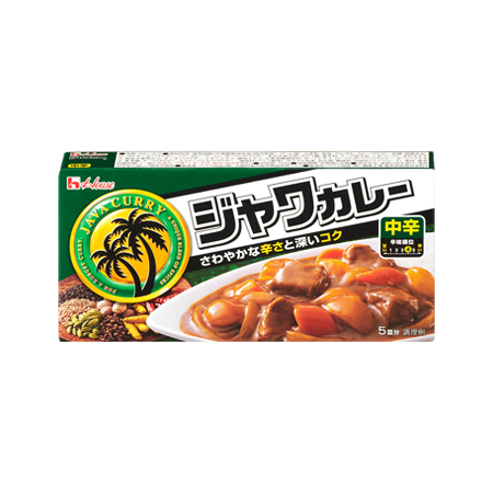 ハウス ジャワカレー 中辛  104g