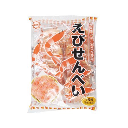 ひざつき えびせんべい  16枚入
