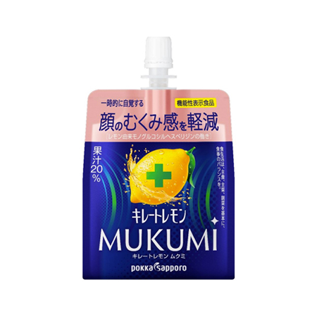 ポッカサッポロ キレートレモンMUKUMIゼリー  165g