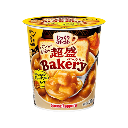 ポッカサッポロ じっくりコトコト 超盛ベーカリーバターとチキン香るカレーパン風スープカップ  31.4g