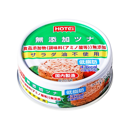ホテイフーズ 無添加ツナ サラダ油不使用  70g