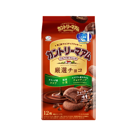 不二家 カントリーマアム 厳選チョコ  12枚入