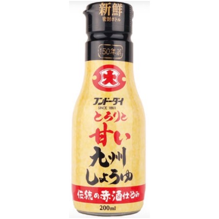 【10/23～25お届け分限り】フンドーダイとろりと甘い九州しょうゆ 200ml
