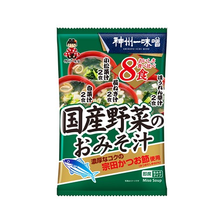 神州一味噌  国産野菜のおみそ汁  8食入