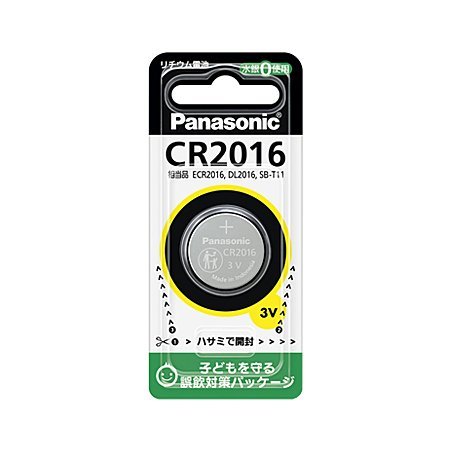 パナソニック コイン形リチウム電池 1個 CR2016P