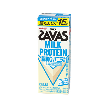 明治 ザバスMILK PROTEIN脂肪0バニラ風味   200ml