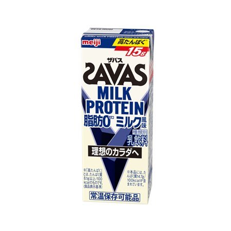 明治 ザバスMILK PROTEIN脂肪0ミルク風味   200ml