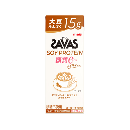 明治 ザバスSOY PROTEIN 糖類0 ソイラテ風味  200ml