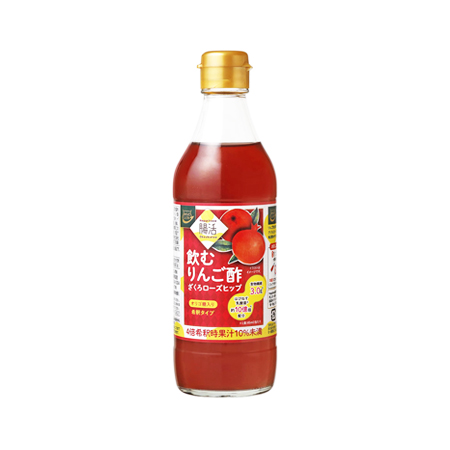からだシフト Happiness腸活 飲むりんご酢 ざくろローズヒップ  360ml