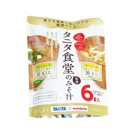 マルコメ タニタ食堂監修のみそ汁 めかぶときんぴら 6食入