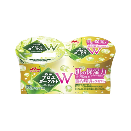 森永 アロエヨーグルトＷ  80g×2