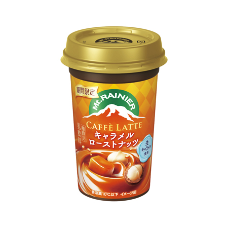 森永 マウントレーニア カフェラッテ キャラメルローストナッツ　　240ml