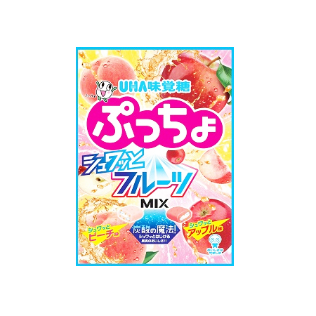 UHA味覚糖 ぷっちょ シュワッとフルーツMIX  67g