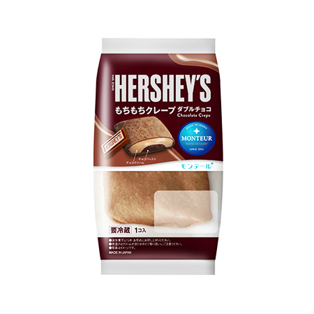 モンテール ＨＥＲＳＨＥＹ’Ｓ もちもちクレープ・ダブルチョコ  1個