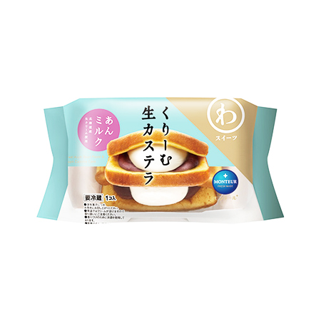 モンテール くりーむ生カステラ あんミルク 1個