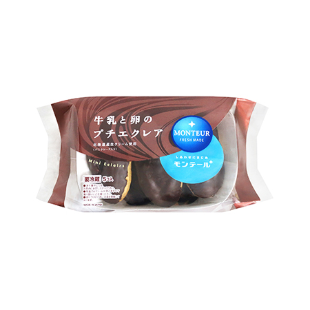 モンテール 牛乳と卵のプチエクレア  5個入