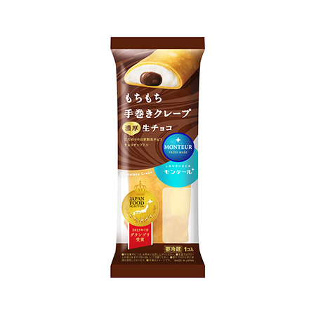 モンテール もちもち手巻きクレープ 生チョコ  1個