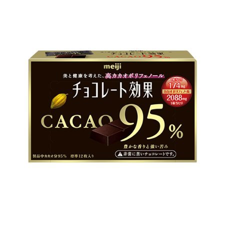 [あ]明治 チョコレート効果 カカオ95％  60g