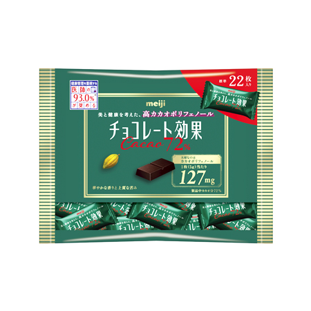 明治 チョコレート効果カカオ72％袋  110g