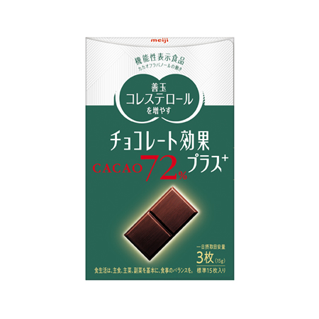 明治 チョコレート効果プラス カカオ72％  75g