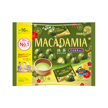 明治 マカダミアチョコレート抹茶 ビッグパック  112g