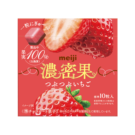 明治 濃密果つぶつぶいちご  32g