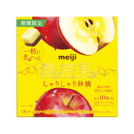 明治 濃密果しゃりしゃり林檎 32g