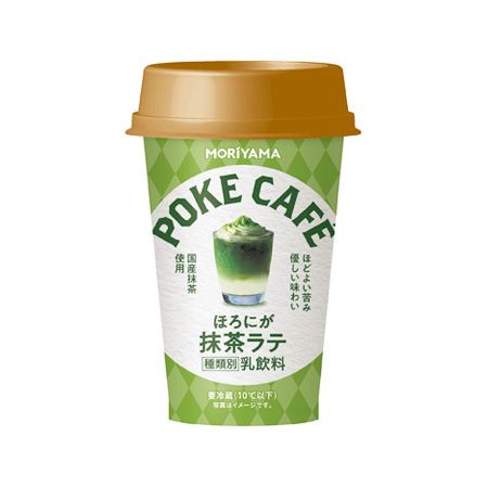 守山乳業 POKECAFE ほろにが抹茶ラテ  180g