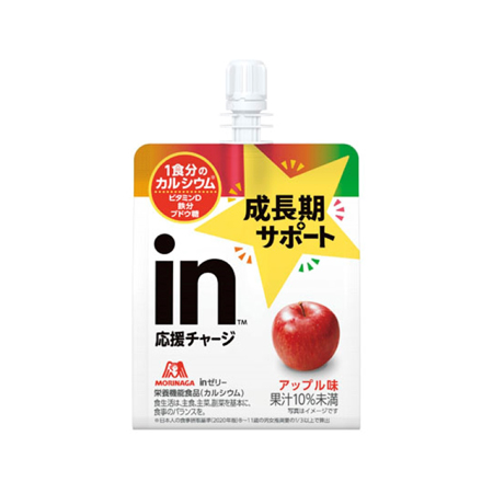 森永 ｉｎゼリー 成長期サポート アップル  180g