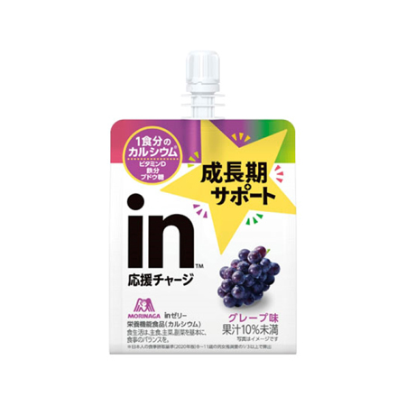 森永 ｉｎゼリー 成長期サポート グレープ  180g