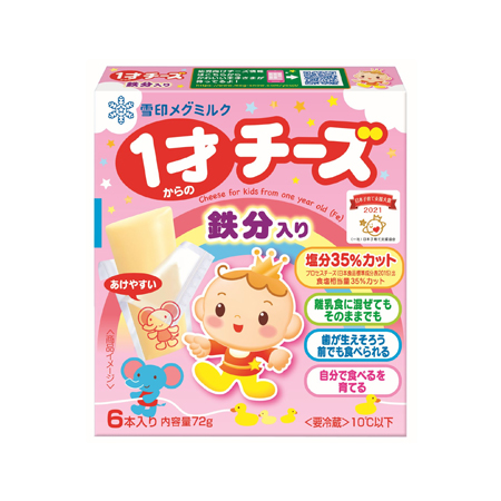 雪印メグミルク １才からのチーズ　鉄分入  72g
