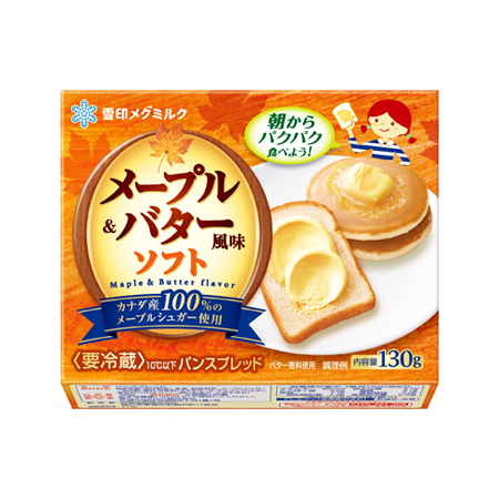 雪印メグミルク メープル＆バター風味ソフト  130g