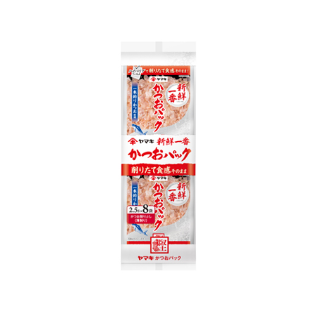 ヤマキ 新鮮一番かつおパック  2.5g×8袋