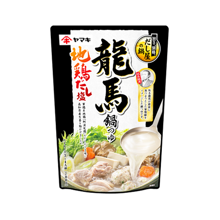 ヤマキ 龍馬鍋つゆ地鶏だし塩  700g